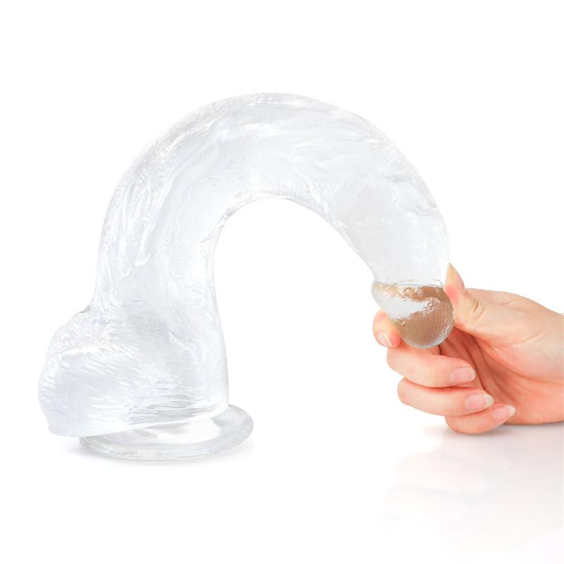 Остроконечная головка Король Симуляция Очень большой Супер длинный Толстый Дилдо Головка Маленькое тело Толстый пенис Товары для взрослых