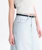 Musinsa Standard Woman Women'S Lightweight Denim Maxi Skirt [Pale Blue]