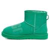 Classic Mini Dot Pattern Short Snow Boots Women Boots Green 1130574-EDGR