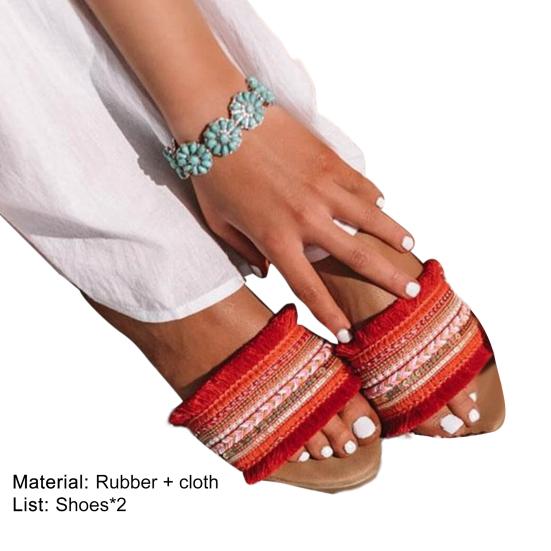 Легкие летние тапочки с мягкой подошвой, модные сандалии с открытым носком и мягкой подошвой с кисточками