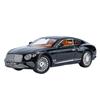 1/24 Bentley Continental GT Модель автомобиля Литой игрушечный автомобиль Коллекционная игрушечная машинка с инерционным механизмом со звуком и светом