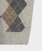 BROOKS BROTHERS Wool Argyle Pattern V-Neck Sweater (Beige) (Bbwnmff401)