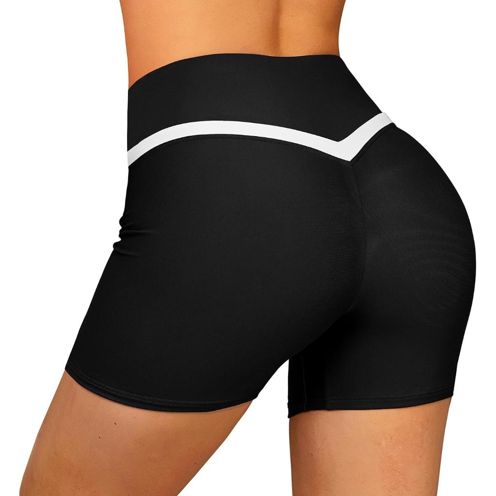 CHARMLEAKS Женские шорты для плавания. Шорты для плавания с высокой талией и карманами. Низ танкини.