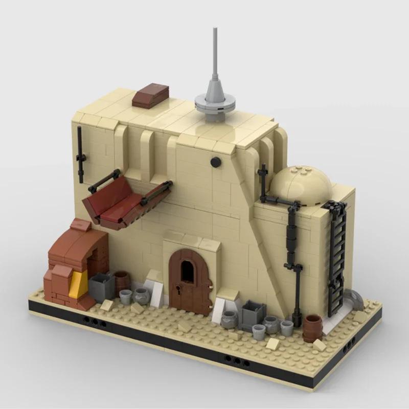 Popular Star Movie Model Moc Building Bricks Modular Space Desert House Technology Blocks Gifts Christmas Toys DIY Sets Assembly