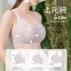 Traceless Big Breasts, Small Underwear, Women's Full Cup, No Steel Ring, Anti-bumping Rabbit Ears, Thin Styles, Double Breasts, Large Size Bra.