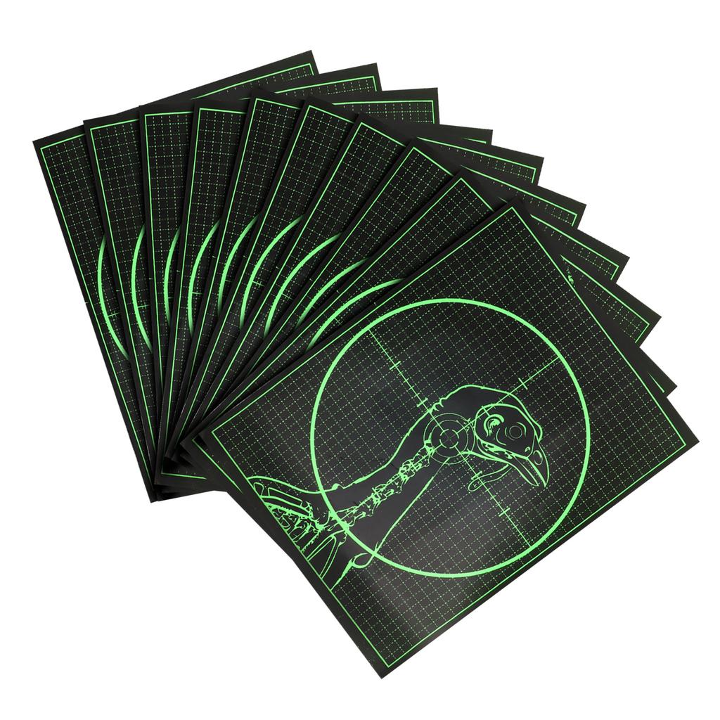 10 Pcs Outdoor Shooting Archery Target Paper Self Adhesive Archery Practicing Turkey Target Paper