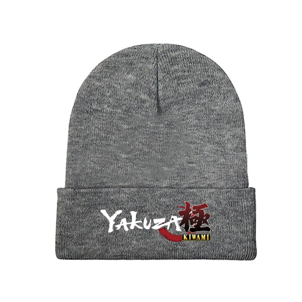 Вязаные шапки Yakuza Kiwami, женские шапки унисекс Skullies, зимние шапки, японский дракон, гангстер, кепка с изображением дыни в стиле хип-хоп, видеоигры