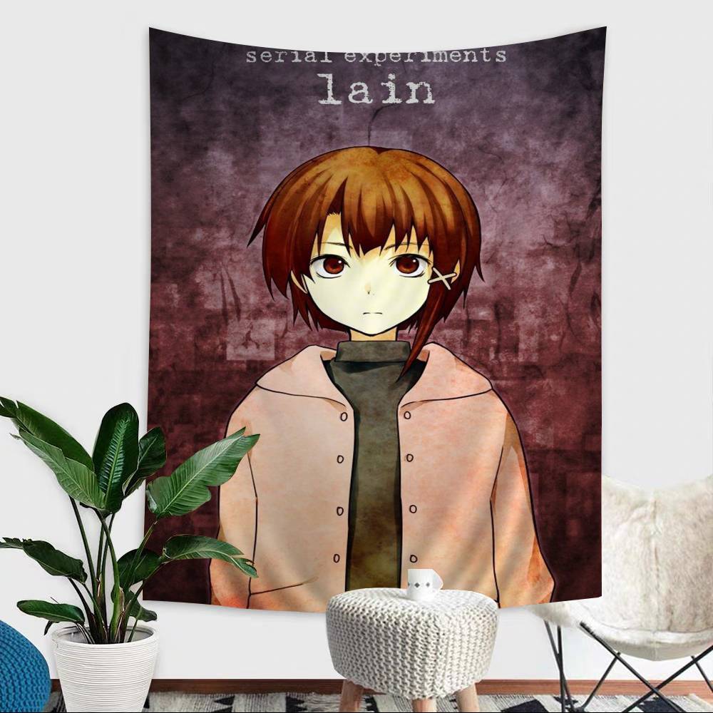 Japanese Serial Experiments Lain Hanging Bohemian Tapestry Wall Hanging Bohemian Wall Tapestries Mandala Wall Hanging Home Decor