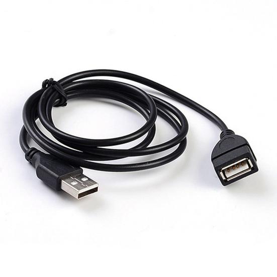Удлинительный кабель USB 2.0, 1 м, штекер-мама, провод синхронизации данных, разъем адаптера шнура