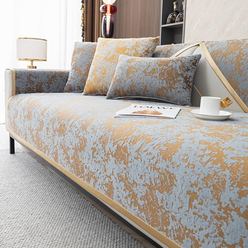 Подушка для дивана Four Seasons Универсальная легкая роскошная нескользящая подушка Кожаный чехол для дивана Универсальный универсальный чехол Полотенце на спинку