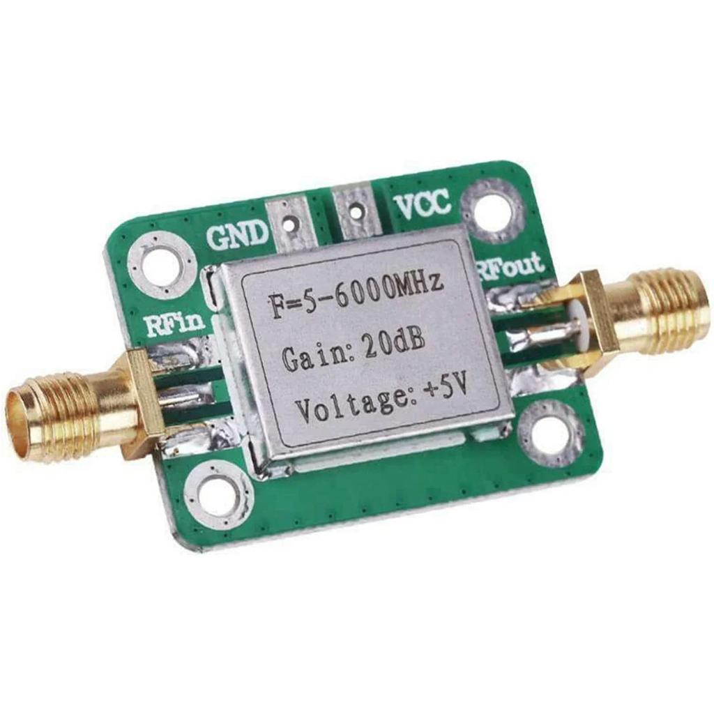 SPF5189 LNA 50-4000MHz/5-6000mhz RF Low Noise Broadband Signal Amplifier 0.6dB/20dB Gain RF Signal Receiver Module Shield Board