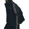 adidas Совместный бренд Originals x HAMCUS FW23, однотонный пуховик с трехполосным логотипом и капюшоном на молнии, верхняя одежда унисекс, черный IY5049