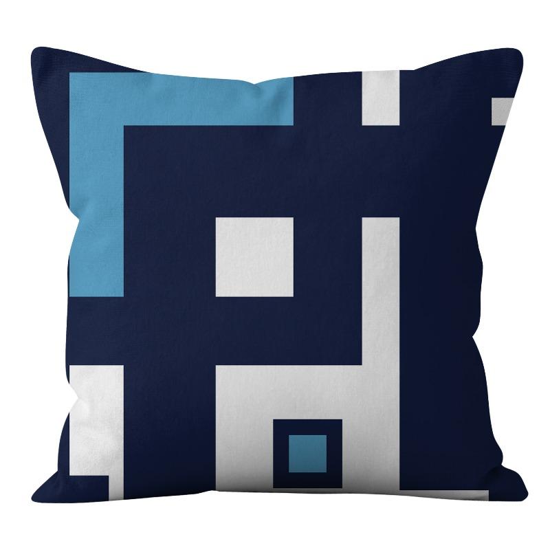 Персонализированная Модная Геометрическая Абстрактная Короткая Плюшевая Наволочка Домашняя Подушка Чехол для Подушки