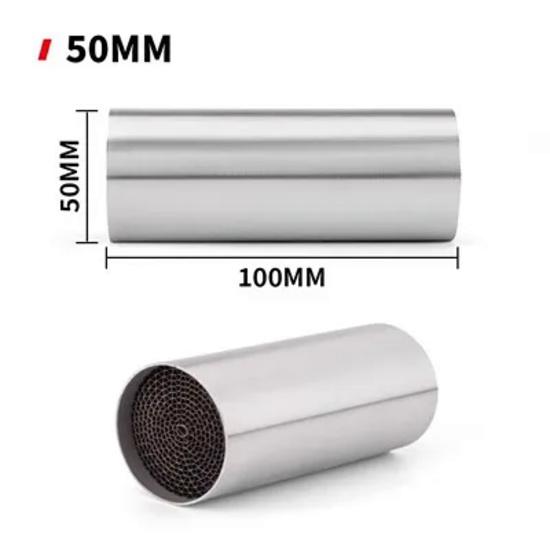 Universal Motorcycle 35/42/45/48/50/53MM Front Mid End Catalyst DB Killer for Exhaust Muffler Silencer Noise Sound
