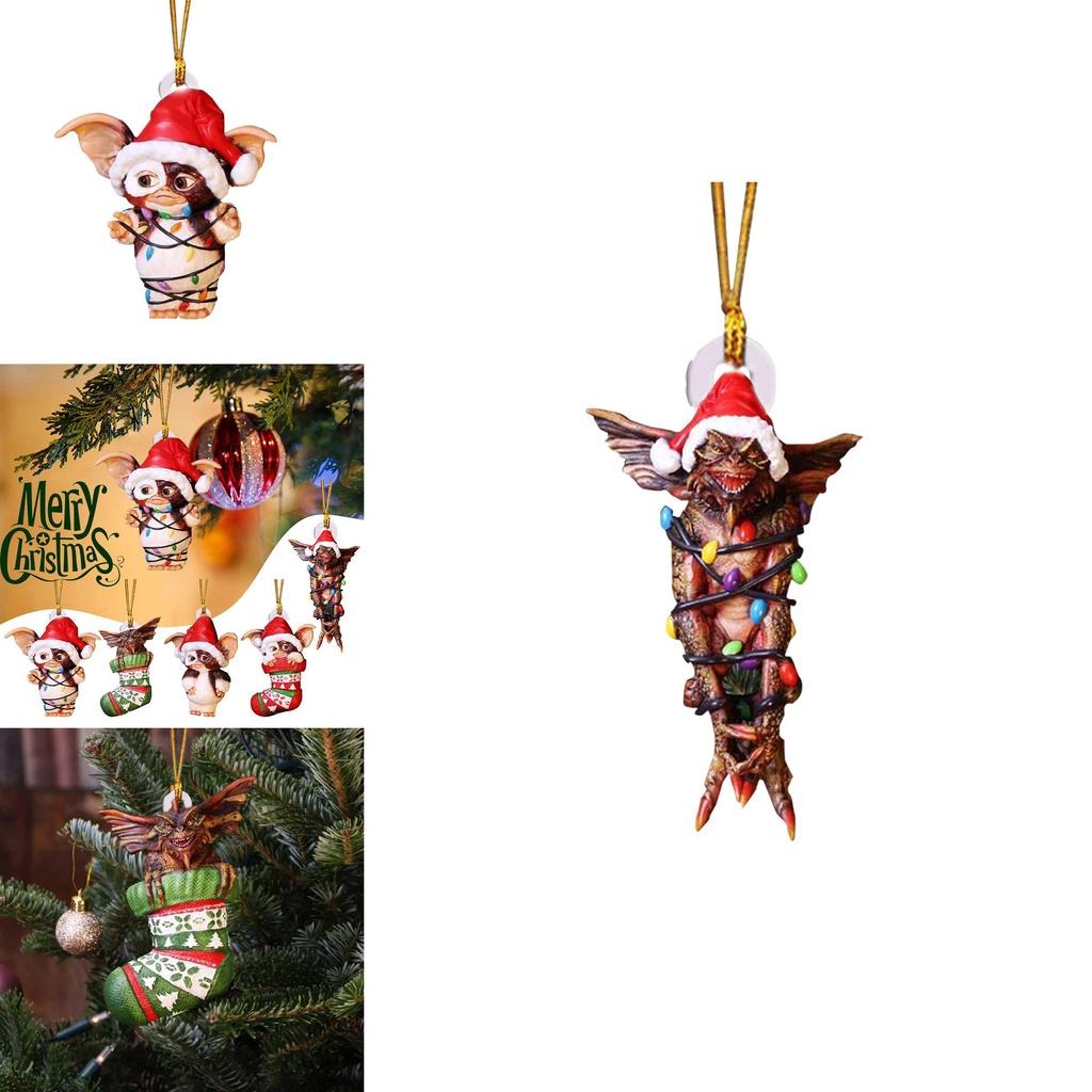 Xmas Gizmo Fairy Acrylic Pendant Hanging Toy For Christmas Tree