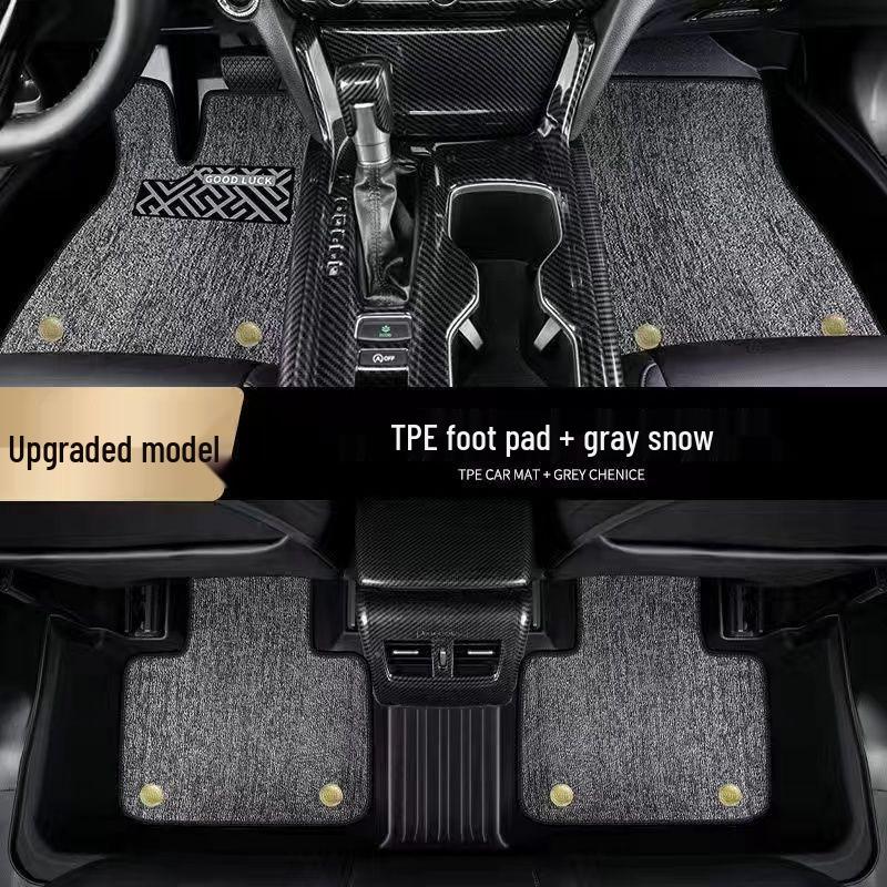 Всемодельные коврики для салона автомобиля Toyota из ТПЭ для Levin, Camry, Yaris, Corolla, RAV4, Vios, IZOA
