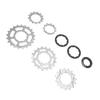 5 Speed Bike Cassette Stainless Steel Aluminum Alloy Smooth Cycling Bike Flywheel Sprocket for Brompton