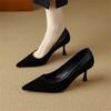 Fashion New Spring Sheep Suede Woman Shoes Pointed Toe Women Pumps Shoes for Women High Heel Fashion Concise Ladies Shoes Stiletto