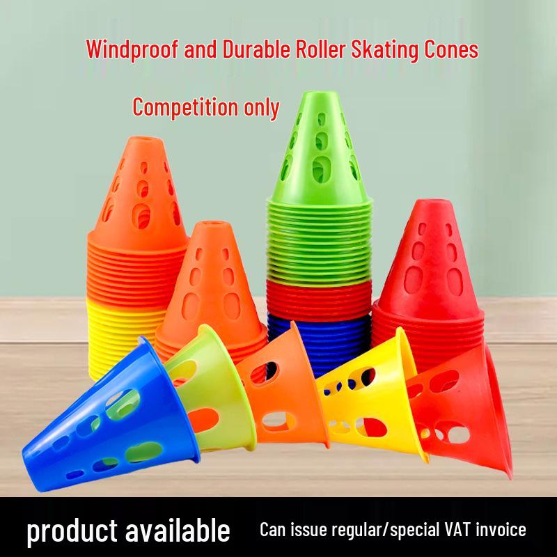 Windproof Roller Skating Slalom Cones