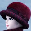 Cappellino da baseball in pelliccia di visone e volpe calda Cappello invernale Cappello da donna Cappelli lavorati a maglia per ragazza Cuffie Berretti Nuovissimo Cappello femminile spesso