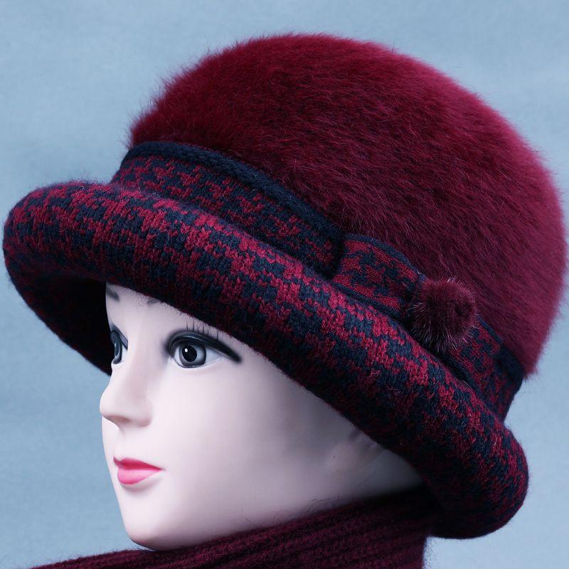 Cappellino da baseball in pelliccia di visone e volpe calda Cappello invernale Cappello da donna Cappelli lavorati a maglia per ragazza Cuffie Berretti Nuovissimo Cappello femminile spesso