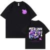 Summer Hot Sale Anime The Seven Deadly Sins Boars Sin Of Gluttony Merlin Tshirt Unisex Hip Hop Harajuku Gothic Round Tshirt