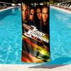 Fast & Furious Print Beach Towel Design, Soft, Lightweight. for Home Bathroom, Spa, Pool, Yoga, Surfing, Camping, Gift for Family, Friend