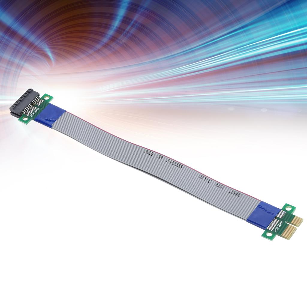 Удлинительный кабель PCIE 1X Riser Card Extender DoubleSpeed Male-Female Адаптер Ленточный EP051
