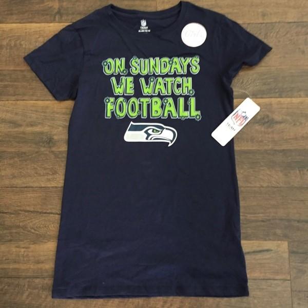 GIRLS SEATTLE SEAHAWKS, t-shirt, XL (16), FAST SHIPPING