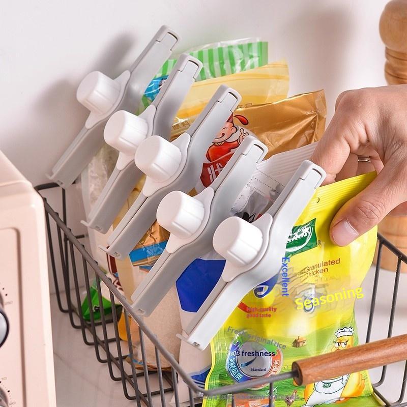 3 шт. Зажимы для пакетов для герметичного хранения продуктов, без BPA, с завинчивающейся крышкой, зажимы для сохранения закусок для домашней кухни, пикника, хранения продуктов