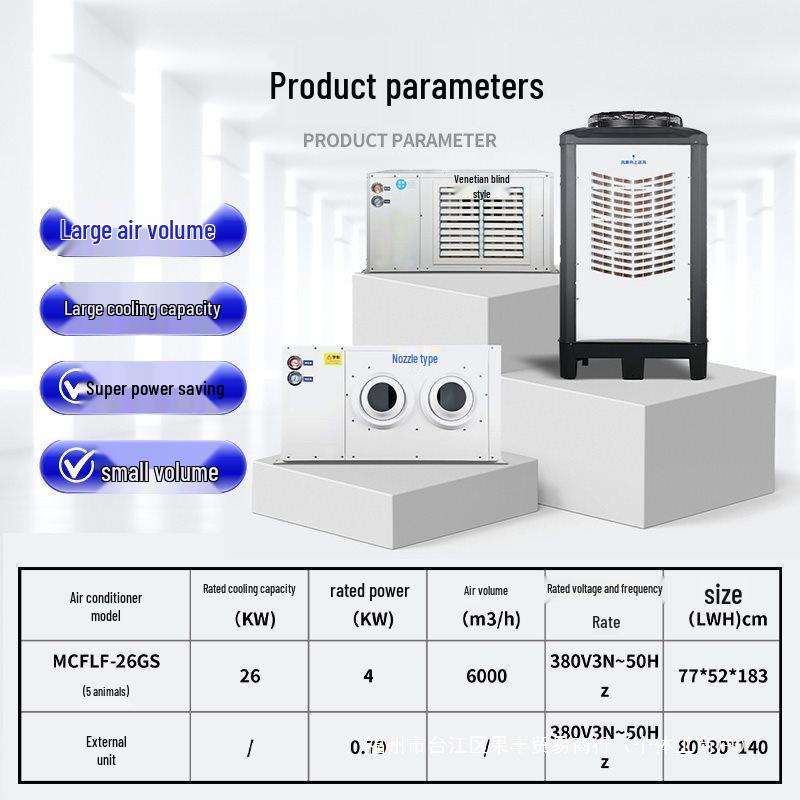 5HP Energy-Saving Industrial Upright Air Conditioner & Cold Air Fan for Workshops/Warehouses