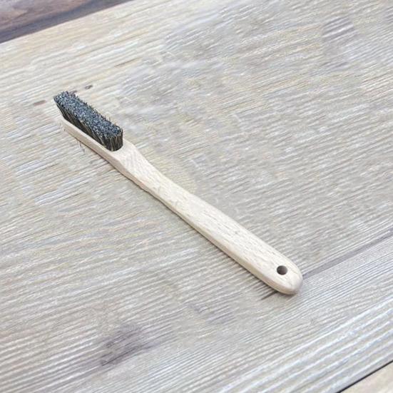 Yousheng Rock Climbing Brush with Wooden Ergonomic Handle Thick Boar Bristles Portable Indoor Outdoor Climbing Bouldering Brush Cleaning Tool