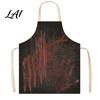 Spooky Kitchen Decor Halloween Butcher Apron with Realistic Blood Stain Washable Protective Work Apron Cosplay Devil Outfit Horror Costume Prop for
