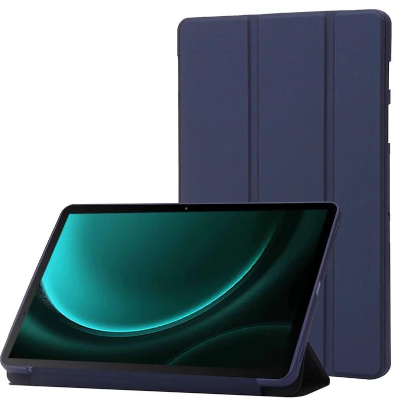 For Galaxy Tab S9 FE 5G Case 10.9 2023 Folding Stand Magnetic Soft Silicone Back Tablet Cover for Samsung Tab S9 FE S9FE Case
