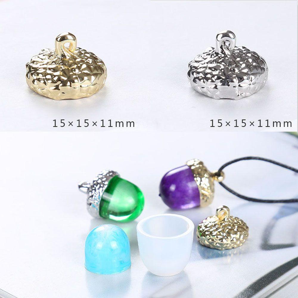 Holder 3D Solid Pendant Cap DIY Epoxy Jewelry Making Jewelry accessory Crafts Tools Silicone Mold
