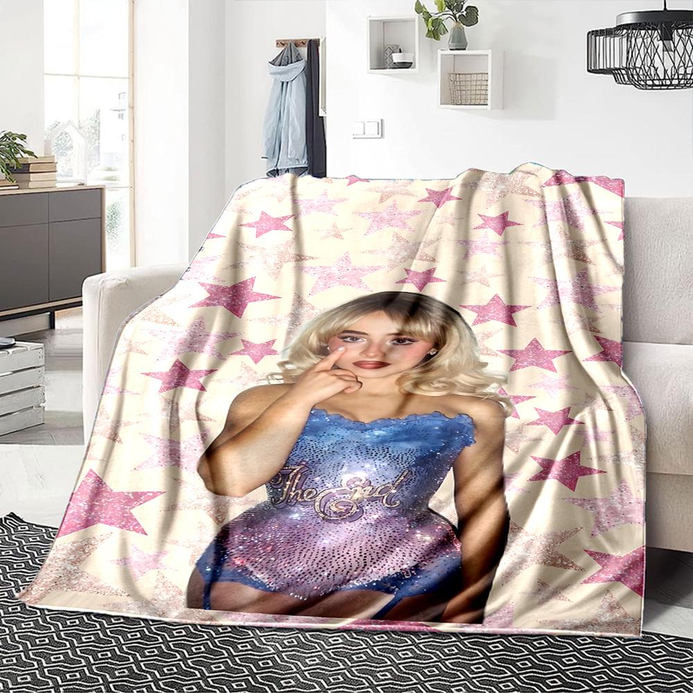 Starry Night Sparkle Blanket Soft Throw Blanket For Home Bedroom Bed Sofa Travel Office Solid Christmas Blanket