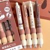 4PCS/Set Stationery Set Gel Pen Soft Touch Grip Neutral Pen Writing Tool  Students Gift