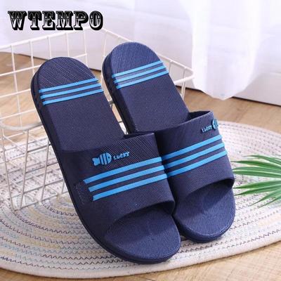 Нескользящие мягкие мужские и женские домашние сандалии и тапочки для ванной комнаты на толстой подошве и для использования в помещении и на открытом воздухе