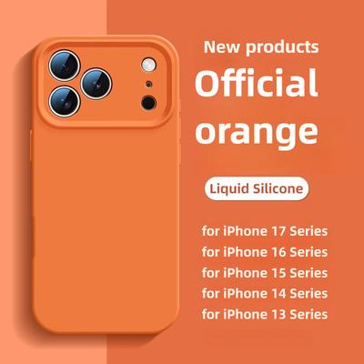 Магнитный чехол из жидкого силикона для iPhone 17 14 13 16 15 Pro Max 17Pro 17 Air 16 Plus Для Magsafe Защитная крышка