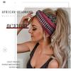 National Style Printed Headband Bohemian Headband Sports Headband Sweat-absorbing Headband Women's Antiperspirant Wide Headscarf