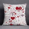Наволочка для украшения дома на День святого Валентина с узором Купидона, квадратная наволочка, украшение для дома и офиса, наволочка