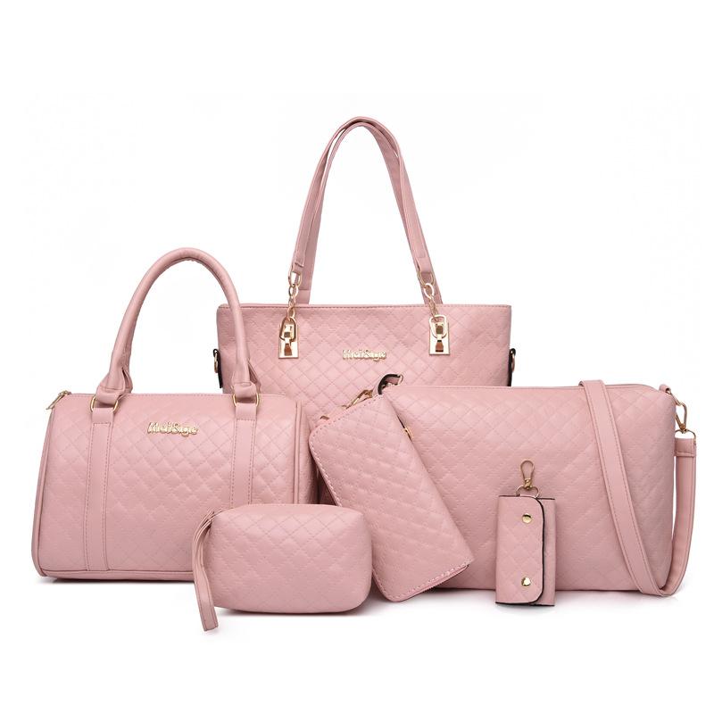 Женская сумка новый набор из пяти предметов большой вместимости, сумка для мамы и ребенка, модная и простая портативная сумка-мессенджер через плечо