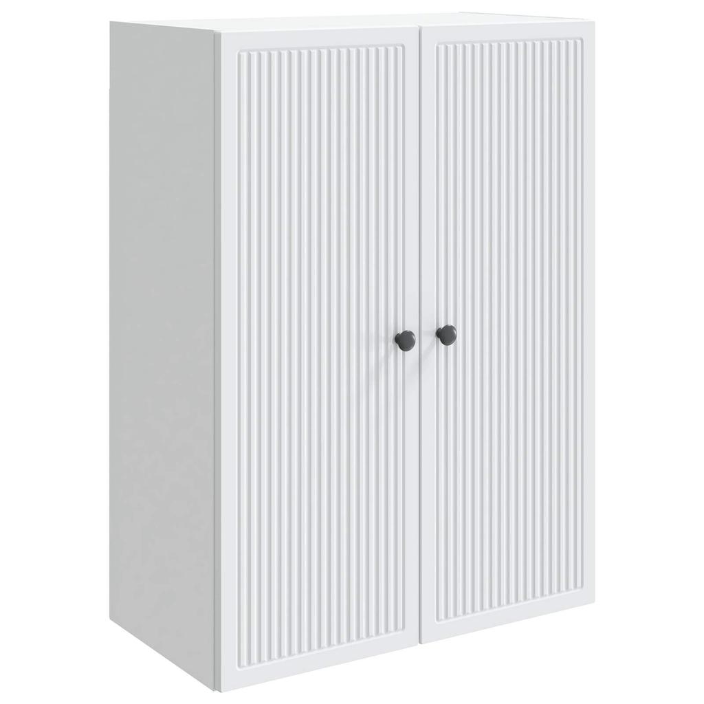 Wall Mounted Cabinet White 66 x 34.5 x 90 cm Engineered Wood