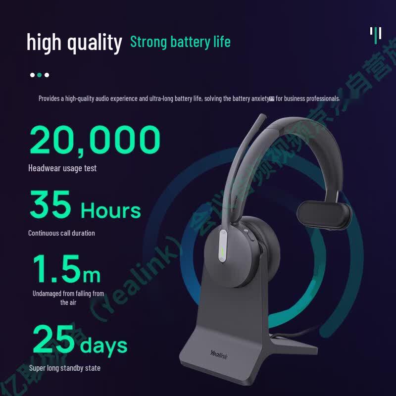 Yealink BH70 Mono Teams Certified Bluetooth Headset (CN version)