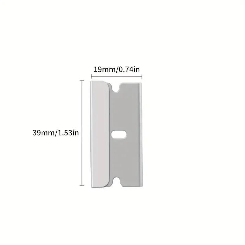 Набор прочных металлических скребков - универсальный инструмент для легкой очистки окон и стекол, удаления наклеек, краски, этикеток