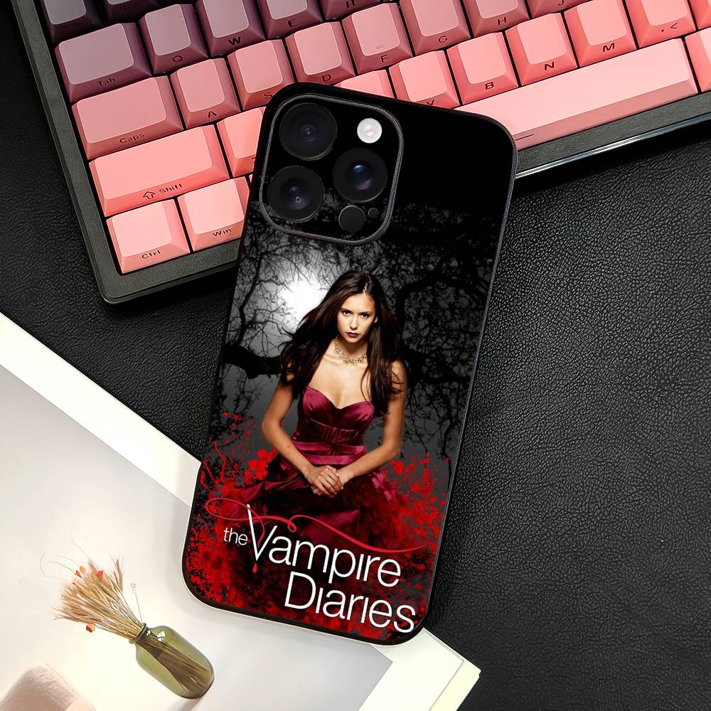 Горячий Чехол Для Телефона The V-Vampires D-Diaries Для IPhone 16 15 14 13 12 11 PRO MAX PLUS Mini TPU Мягкий Приятный Для Кожи Чехол