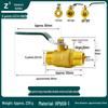 4-6 Point Copper Ball Valve: Internal/External Thread, Straight-Through Water Switch