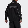 adidas Спортивная куртка с логотипом и воротником-стойкой, мужская верхняя одежда, черная GI7437