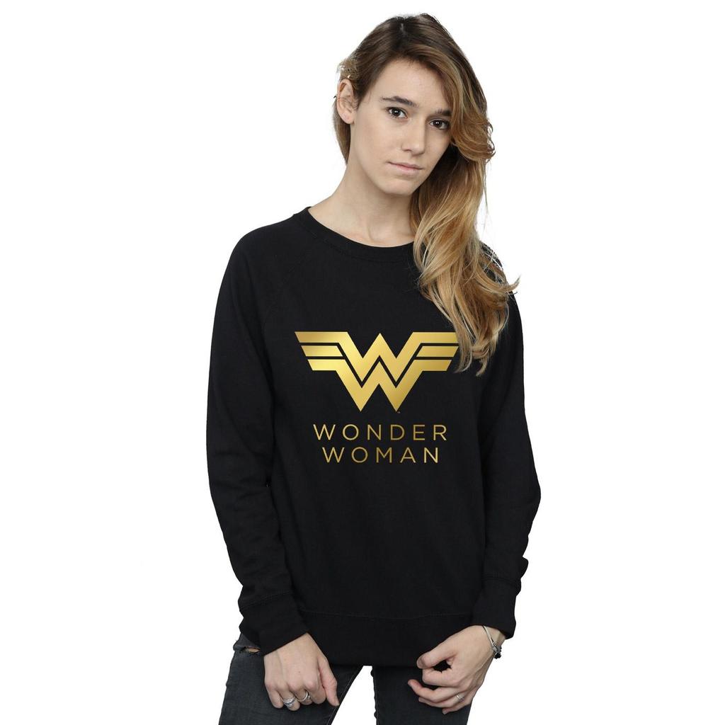 DC Comics Womens/Ladies Wonder Woman 84 Golden Logo Sweatshirt