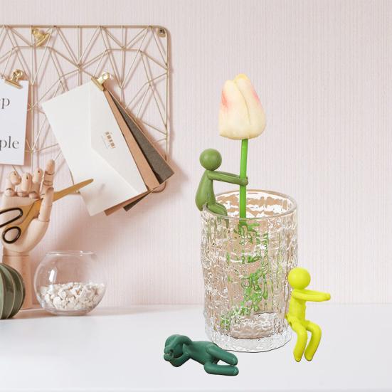 3 шт. Антропоморфный держатель для растений Подставка для растений для ростков Стебли Побеги Черенки